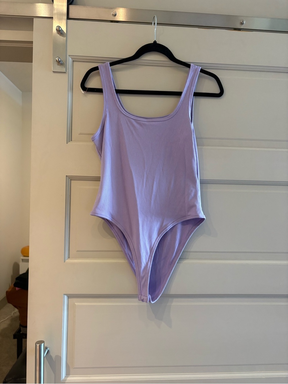 Lilac Scoop Neck Bodysuit - Picture 2 of 4